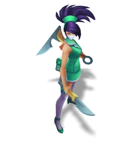 Nurse Akali Emerald chroma