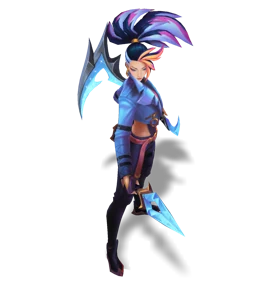 K/DA ALL OUT Akali Sapphire chroma