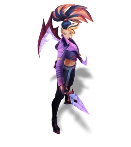 K/DA ALL OUT Akali Tanzanite chroma