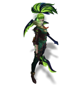 Crime City Nightmare Akali Emerald chroma