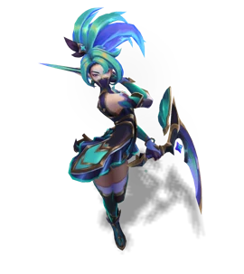Star Guardian Akali Turquoise chroma