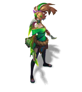 Spirit Blossom Akali Emerald chroma