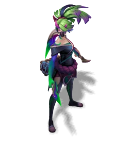 Spirit Blossom Akali Obsidian chroma