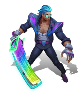 Demacia Vice Garen Neon Noir chroma