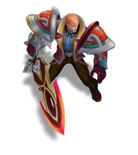 Battle Academia Garen Ruby chroma