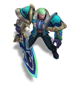 Battle Academia Garen Turquoise chroma