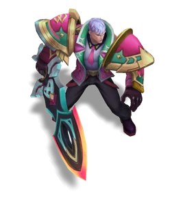 Battle Academia Garen Rose Quartz chroma
