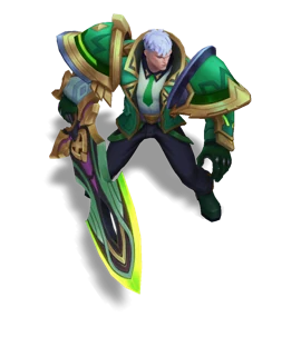 Battle Academia Garen Emerald chroma