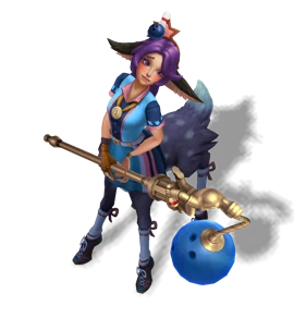 Bowling League Lillia Sapphire chroma