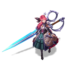 Battle Queen Gwen Ruby chroma
