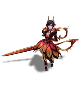 Faerie Court Gwen Ruby chroma