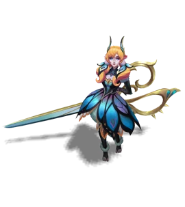 Faerie Court Gwen Turquoise chroma