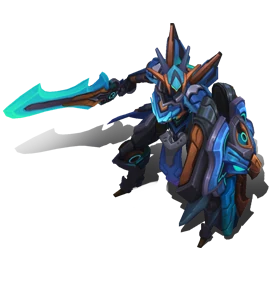 Mecha Kingdoms Leona Sapphire chroma