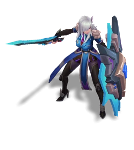 Battle Academia Leona Sapphire chroma