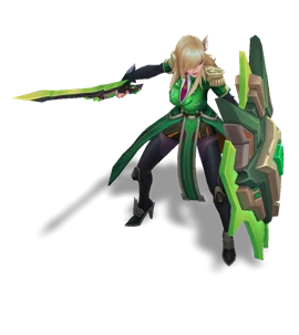 Battle Academia Leona Emerald chroma