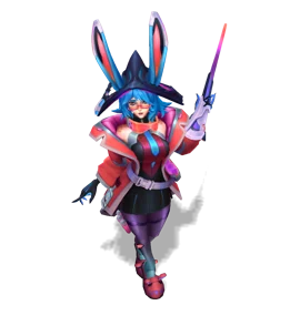 Battle Bunny Aurora Ruby chroma