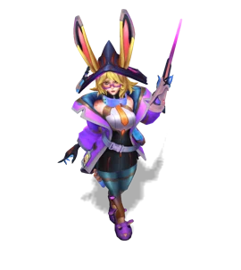 Battle Bunny Aurora Amethyst chroma