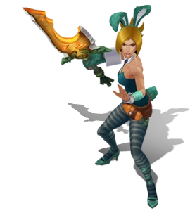 Battle Bunny Riven Emerald chroma