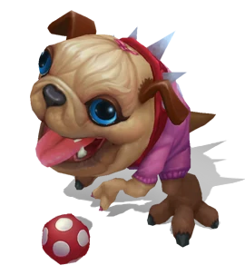 Pug'Maw (Kog'Maw) Rose Quartz chroma