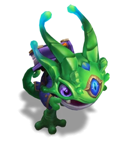 Arcanist Kog'Maw Emerald chroma