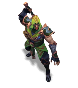 Shockblade Shen Emerald chroma