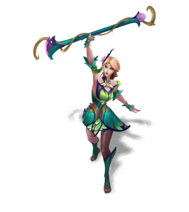 Faerie Court Lux Emerald chroma
