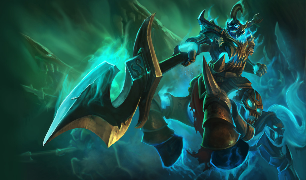 Hecarim retired art, League of Legends splash